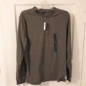 Banana Republic Factory  Men's "New" Cozy Henley Long Sleeve